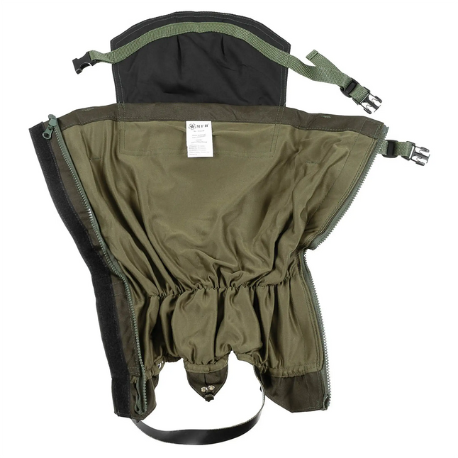 Gamaschen Overknee mit Reißverschluss