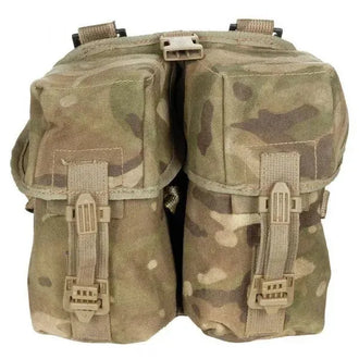 British double magazine pouch used