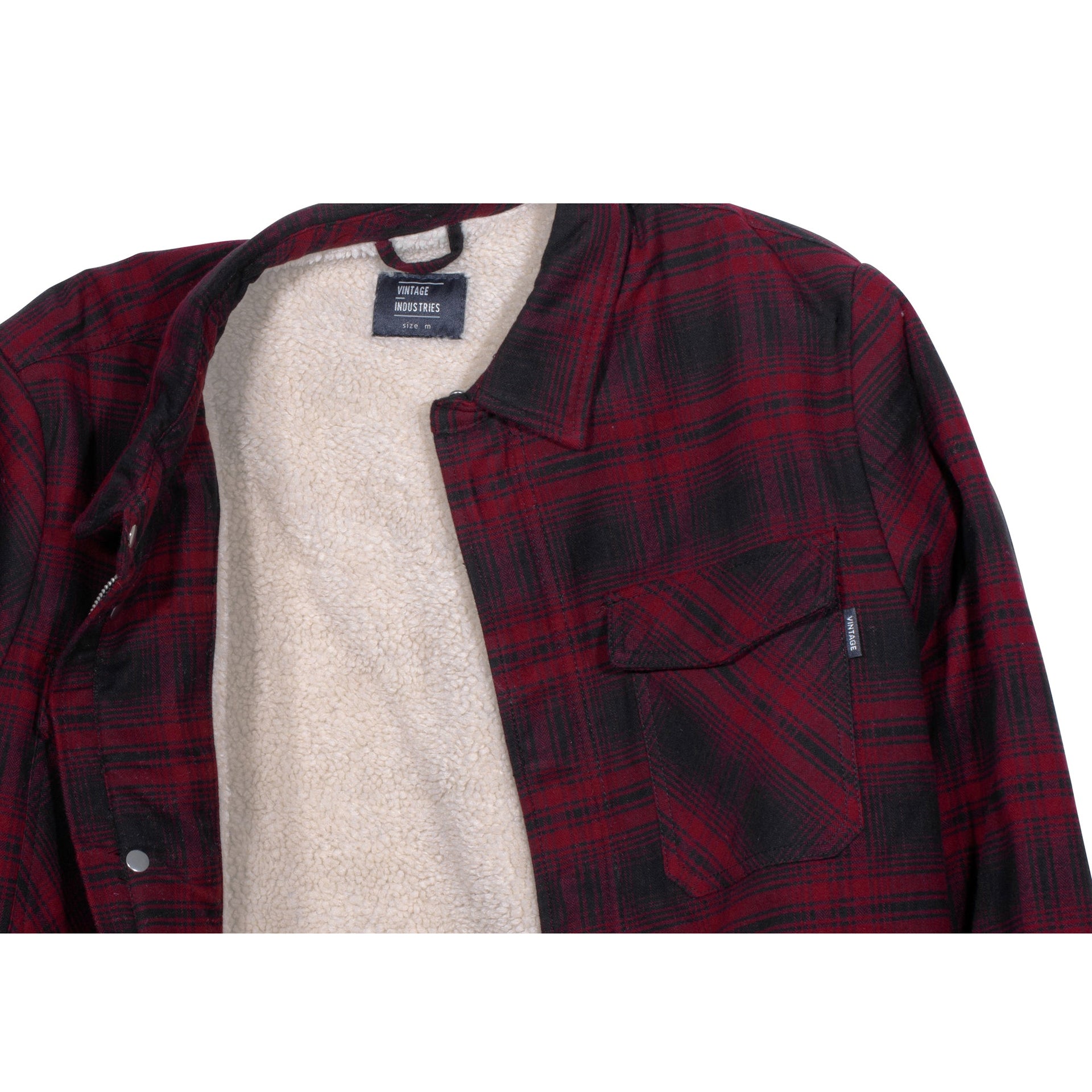 Giacca Class Sherpa a quadri