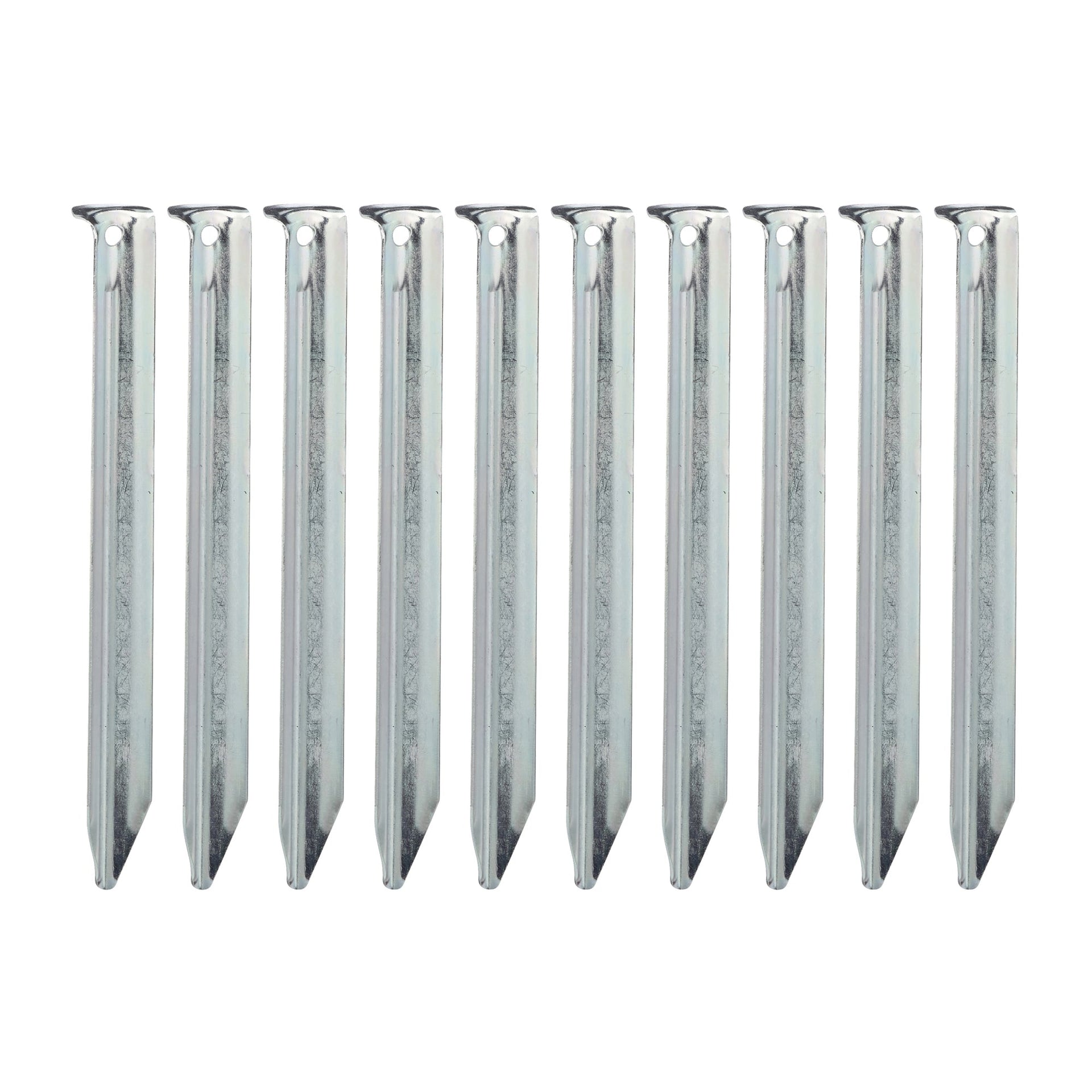 Pali per tende in acciaio da 18 cm, confezione da 10