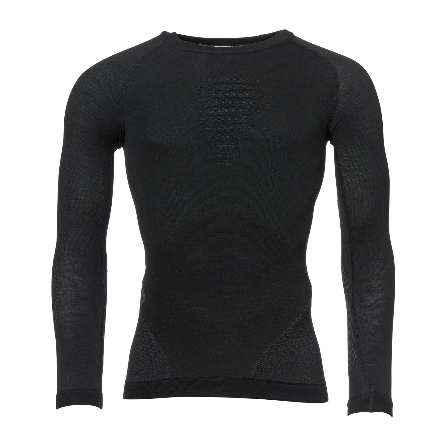 Men's Long Sleeve Fusyon Merino  anthracite