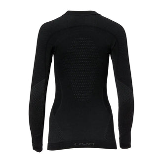 Long-sleeved shirt Fusyon Merino black anthracite women's