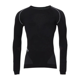 Longsleeve Evolutyon Männer schwarz anthrazit weiß