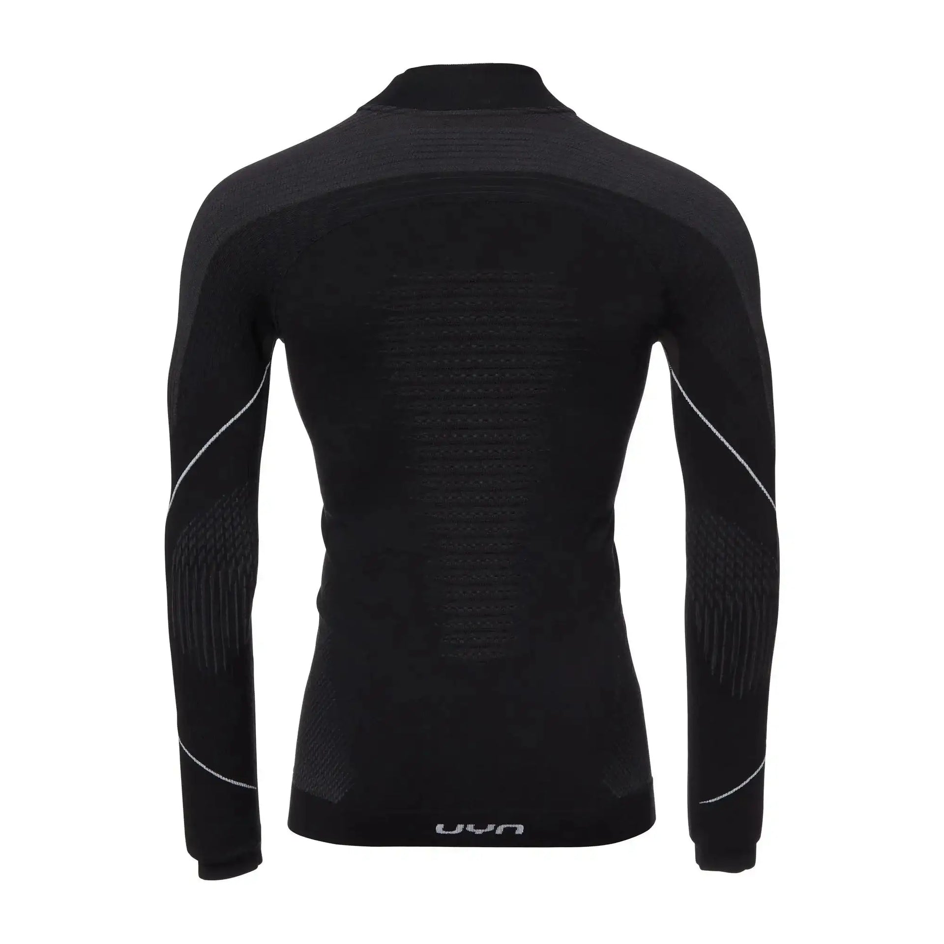 uyn-longsleeve-mit-rollkragen-evolutyon-maenner-schwarz-anthrazit-ansicht-2