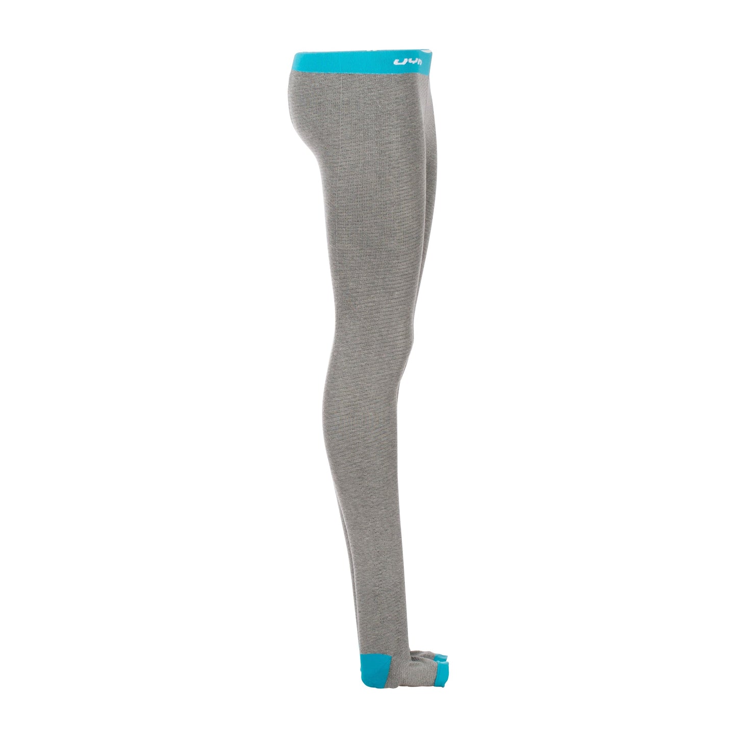Collant da recupero lungo unisex di colore grigio