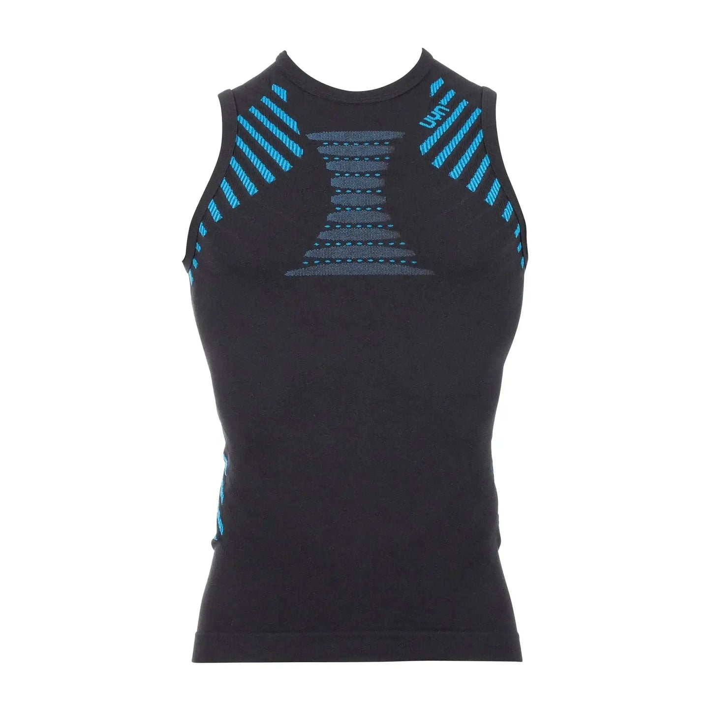 uyn-unterhemd-running-ultra1-sleeveless-maenner-schwarz-blau-ansicht-1