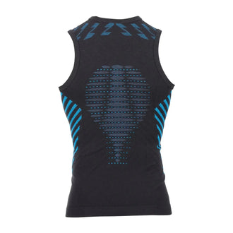 Unterhemd Running Ultra1 Sleeveless Männer schwarz blau