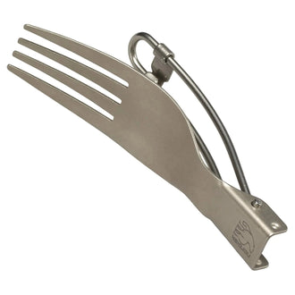 Titanium folding fork