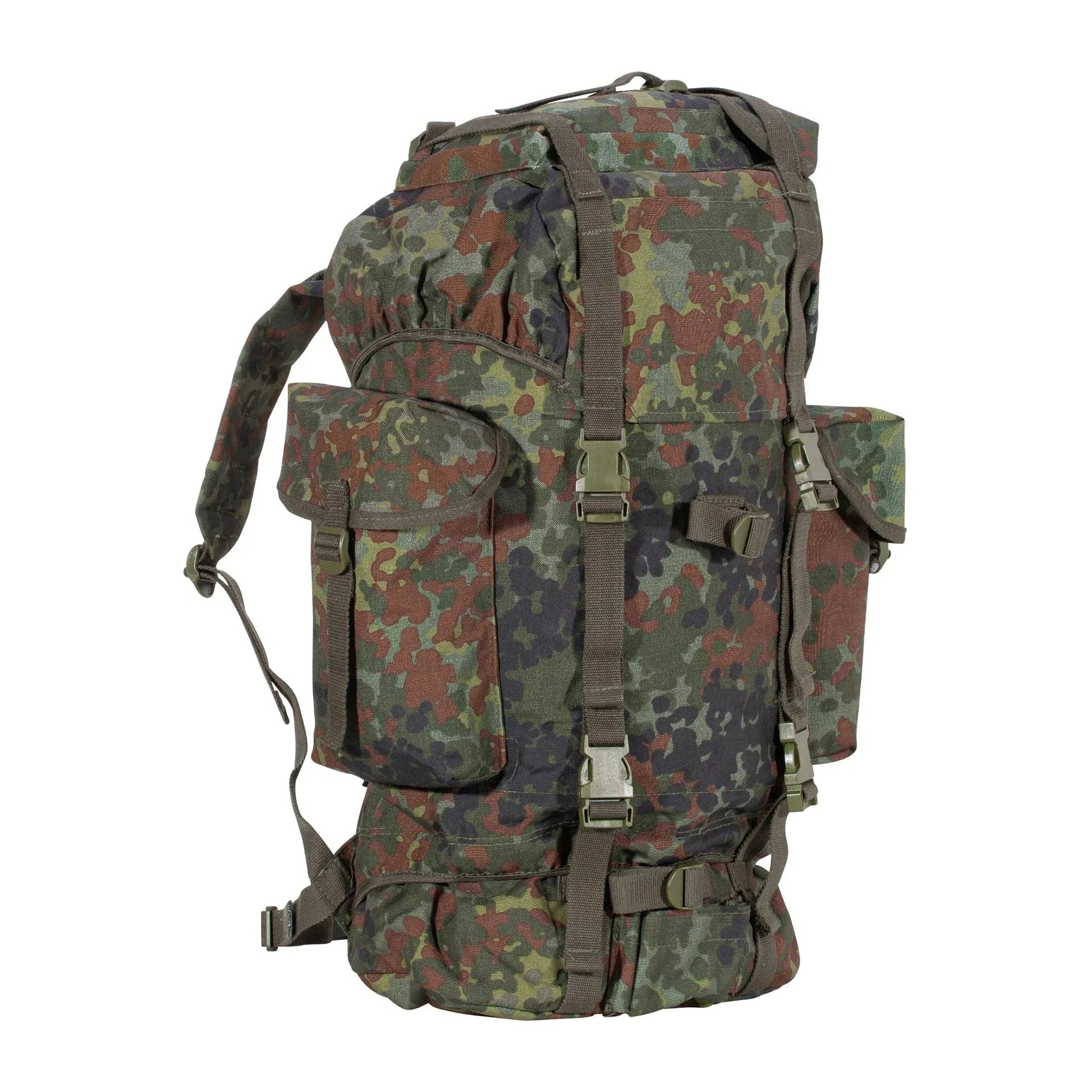 BW combat backpack Flecktarn 65 L used