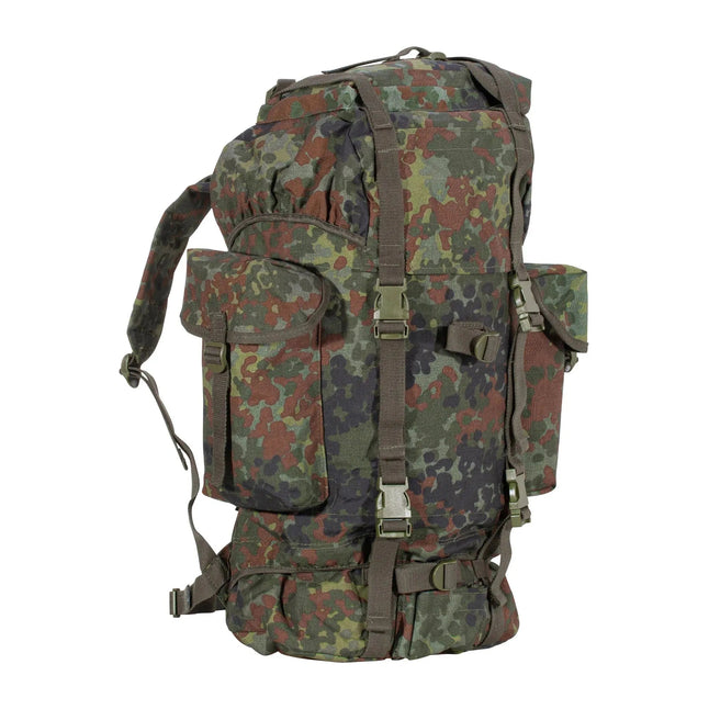 BW combat backpack Flecktarn 65 L used