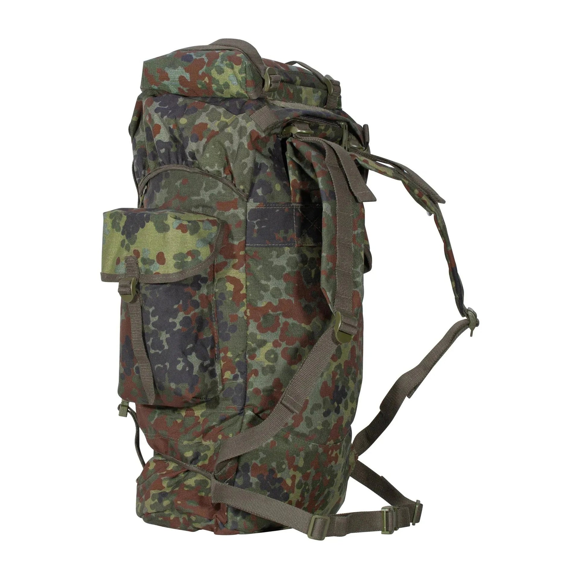 BW combat backpack Flecktarn 65 L used