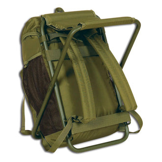 Mochila con taburete silla de pesca 20 L