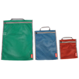 Mesh Pocket Set III, 3 pieces, assorted colors