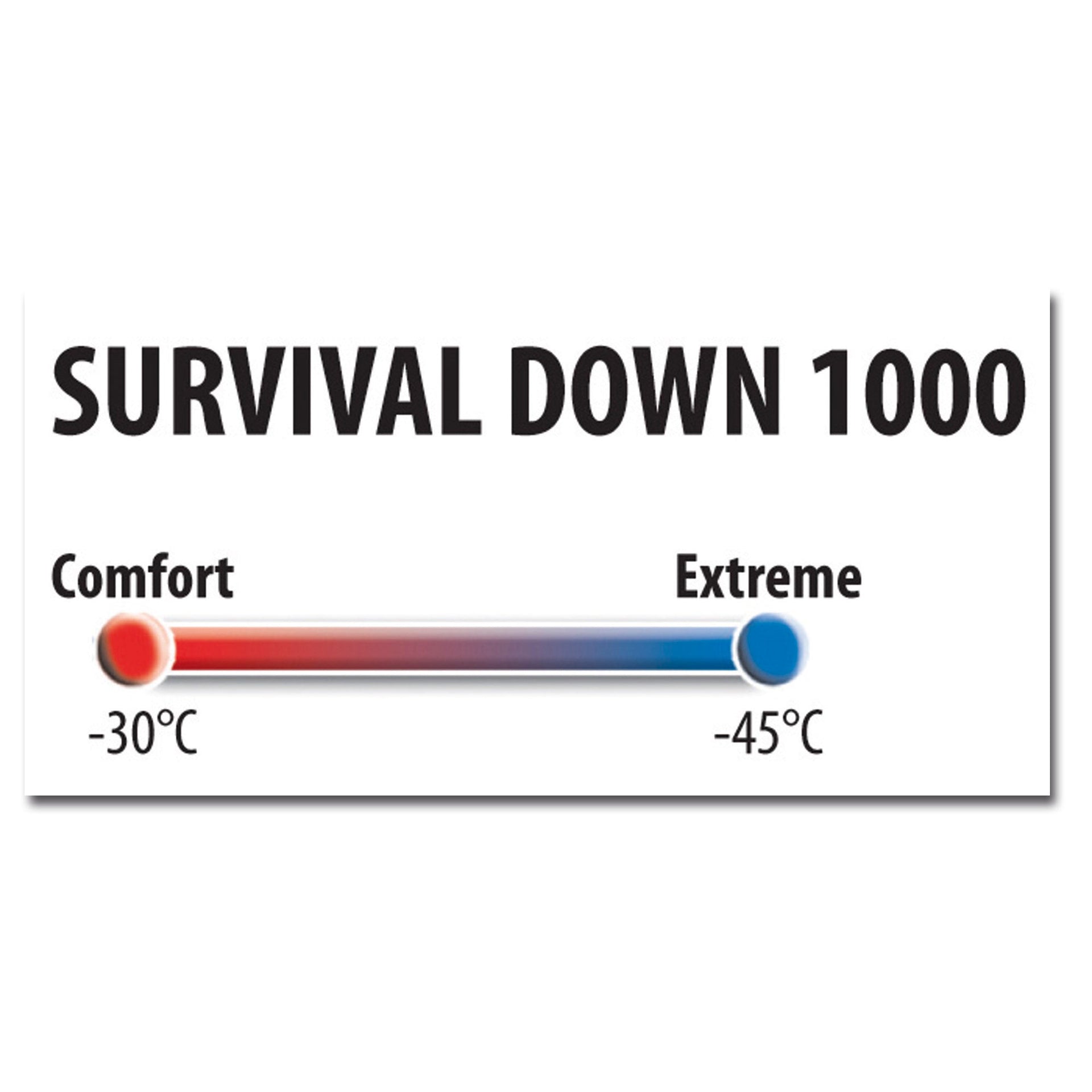 Sleeping Bag Survival Down 1000