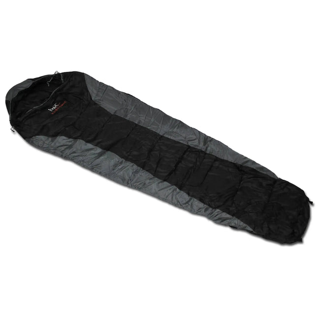 fox-outdoor-mumienschlafsack-economic-schwarz-grau-ansicht-1