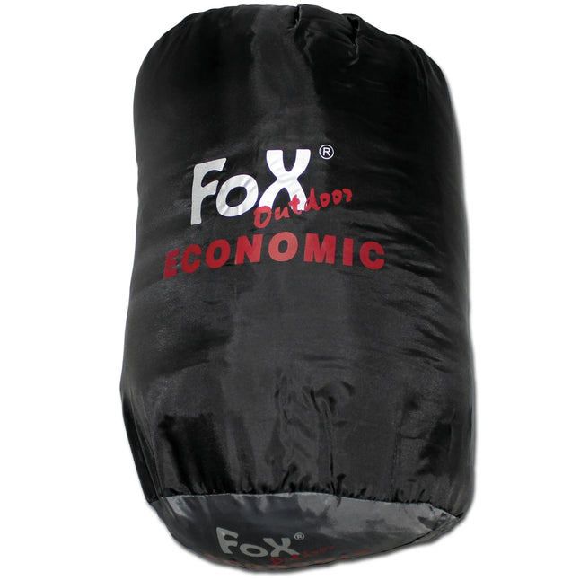 Saco de momia Economic negro gris