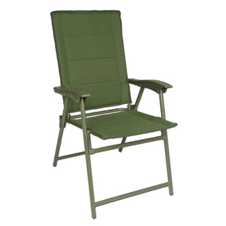 Army folding chair with backrest