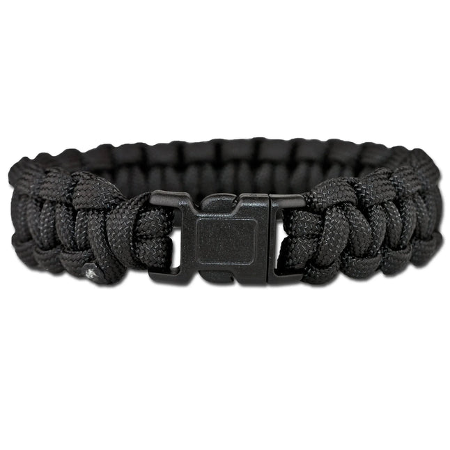 Survival parachute cord bracelet