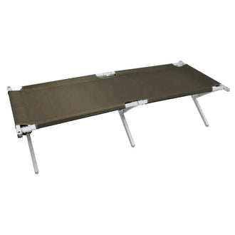 Cama de campaña militar aluminio usado