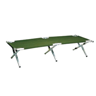 Cama de campaña militar aluminio usado