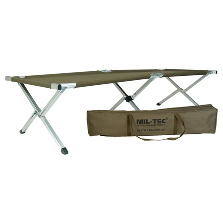Mil-Tec Feldbett US Typ Alu 190x65 cm - ASMC