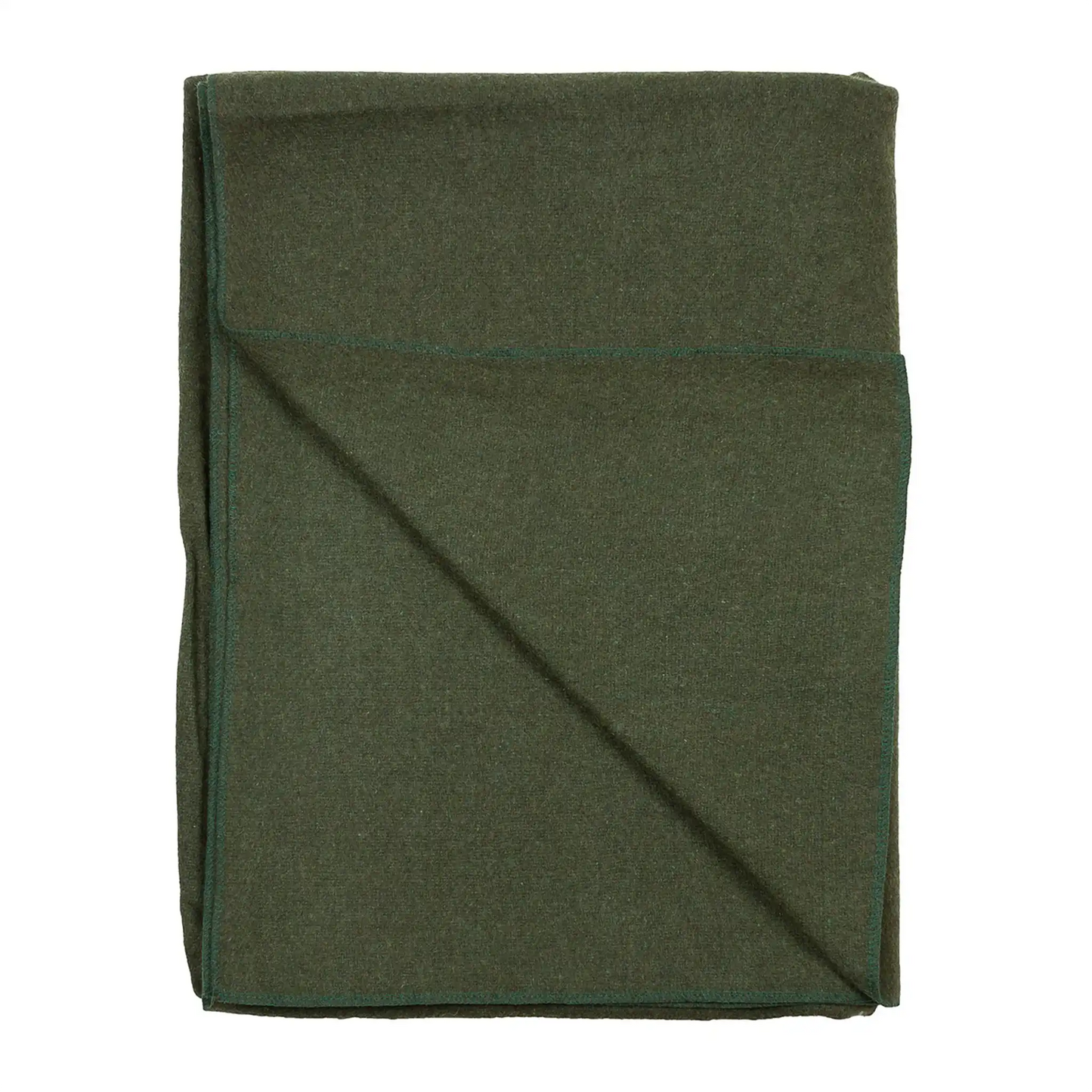 Manta de lana US oliva como nueva