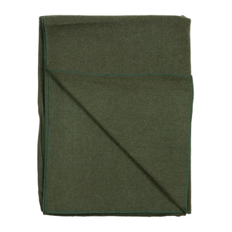 Manta de lana US oliva como nueva