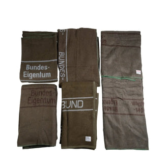 BW Wolldecke oliv/braun gebraucht