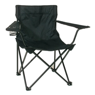 Folding chair with steel frame