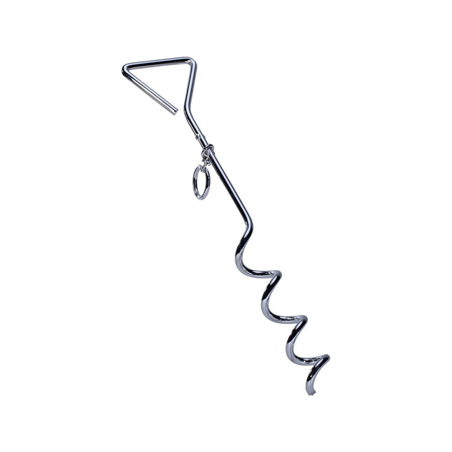Spiral peg metal 40 cm