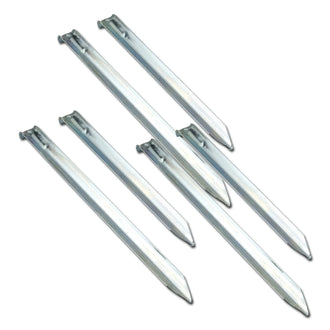 Steel tent pegs V-Peg 6-pack