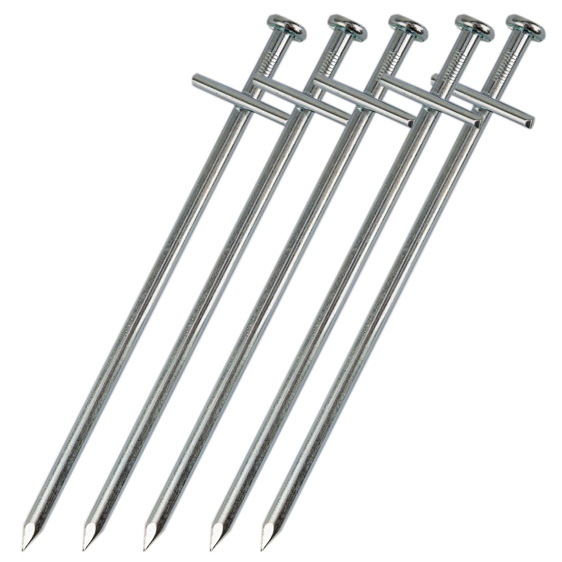 Rock Stake 17 cm 5 Pack silver