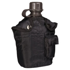 US Feldflasche 1 L import con custodia - Nero