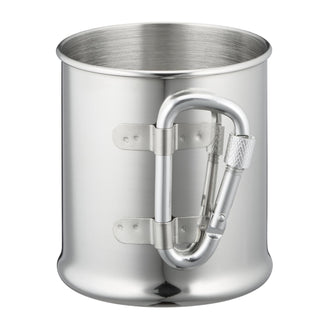 Taza de Acero Inoxidable con Mosquetón 220 ml