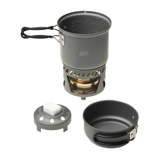 Set de cocina de combustible seco y alcohol