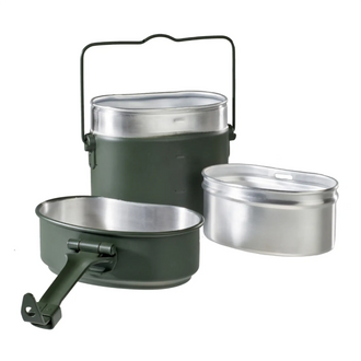 Used 3-piece German Army (BW) cookware set