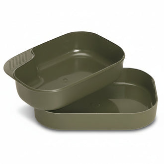 Dinnerware Camp-A-Box 2-piece olive