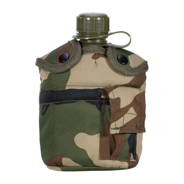 Cantimplora US con taza y funda 900 ml