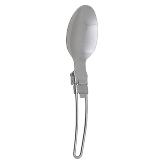 Folding spoon, stainless steel