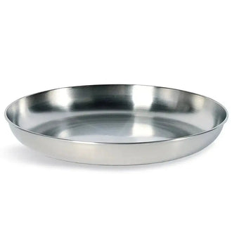 Plate large 23 cm stainless steel