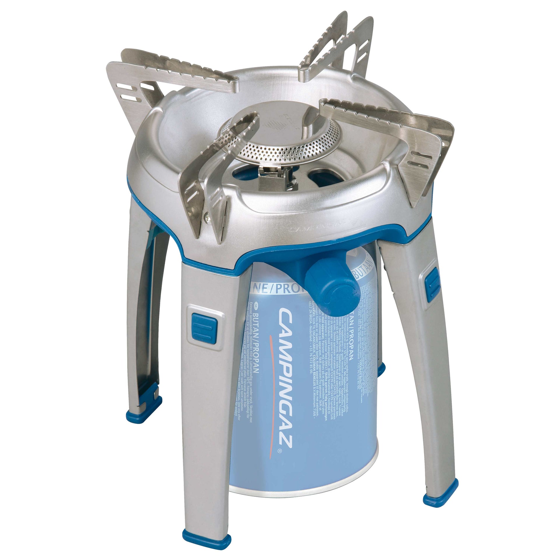 Camping Cooker Bivouac silver/blue