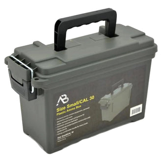 Boîte de munitions AB US en plastique calibre .30 olive