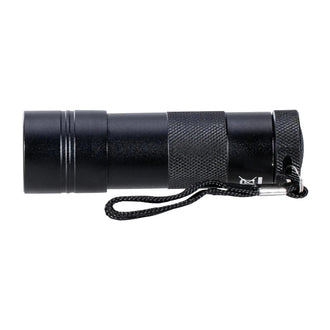 Linterna 12 LED 20 lúmenes negro