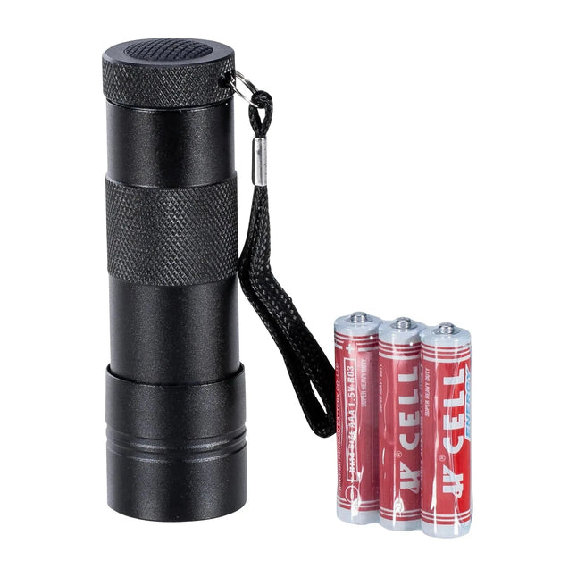 Linterna 12 LED 20 lúmenes negro