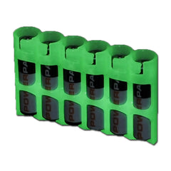 Portabaterías Powerpax SlimLine 6 x AAA - Fotoluminiscente