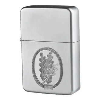 Gas lighter with hunter engraving