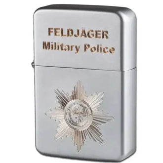 Z-Plus gas lighter with engraving, military police