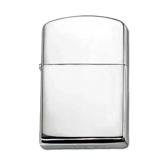 Benzin-Sturmfeuerzeug chrom poliert