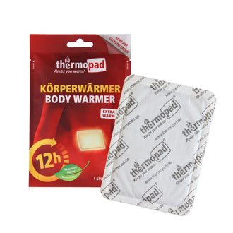Self-adhesive back warmer