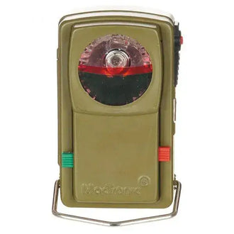 Polish flashlight, 3 colors, metal handle, like new